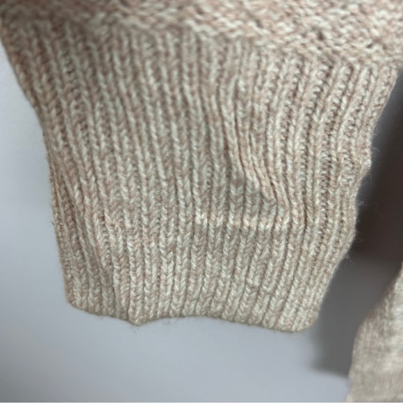 RW & CO Floral Embroidered Cinched Waist Tunic Sweater XS Cream - Picture 9 of 13